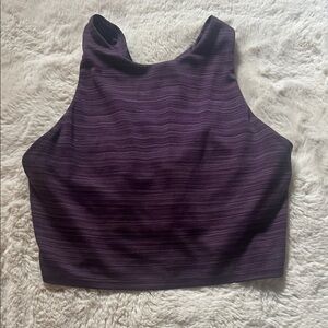 Athleta Dark Purple Crop Top